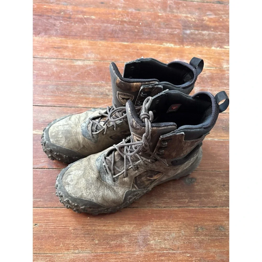Red Wing Irish Setter Vaprtrek 3943 Men's 11 E2 Camo Hunting Boots Waterproof